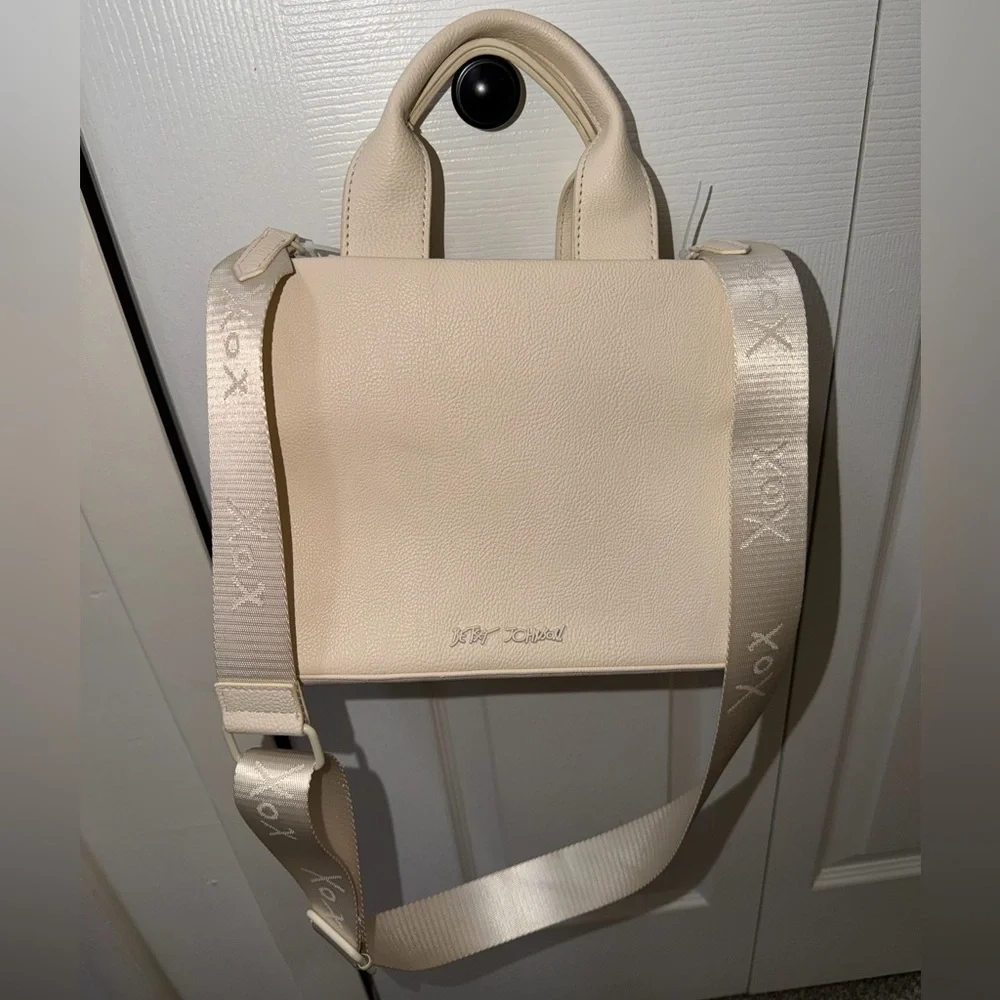 Rare Betsey Johnson Nora Embossed Paris Charm Mini Tote NWT - Picture 4 of 9